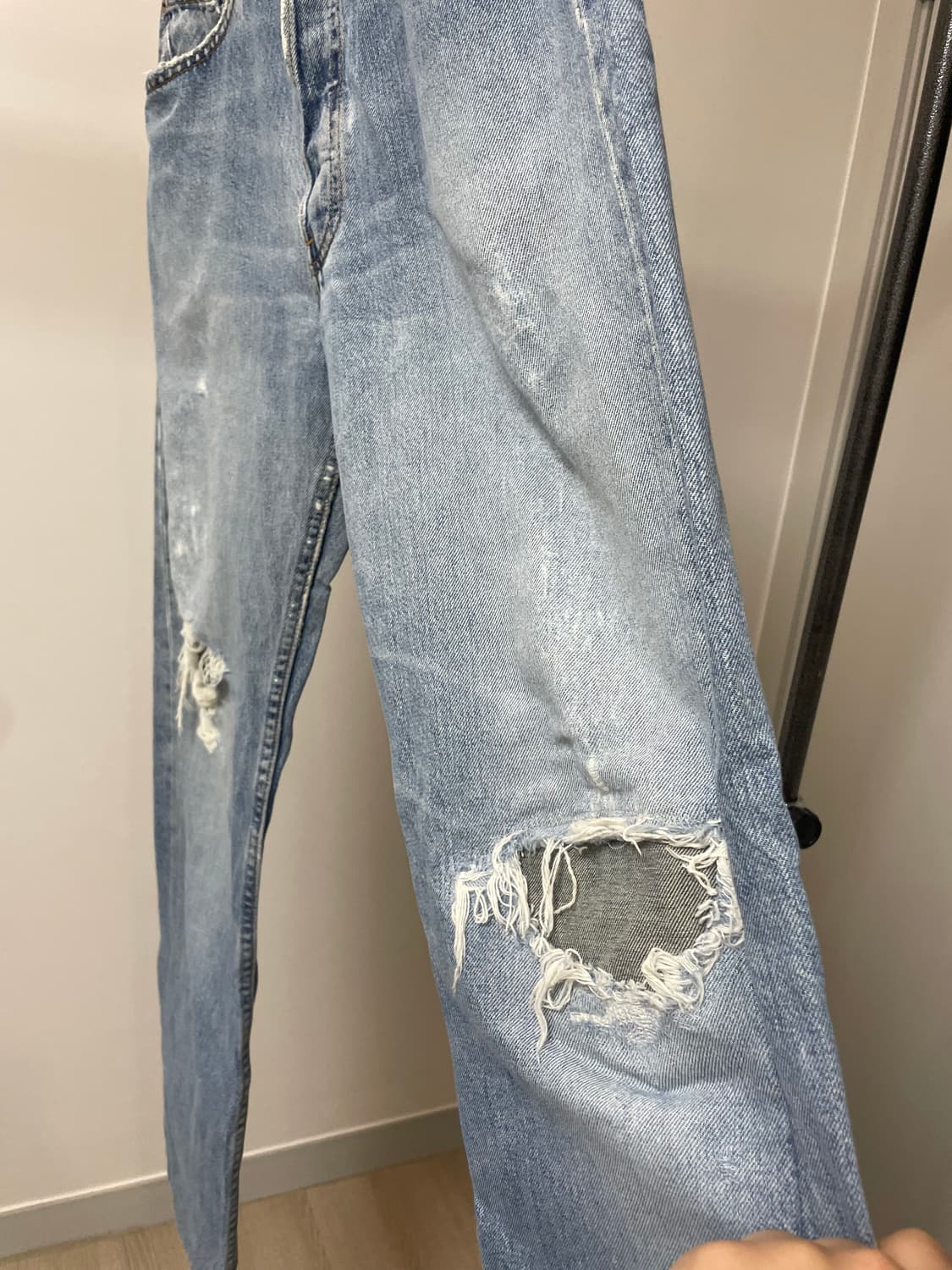 (30) Levis501 리바이스501 usa 디스트로이드 데님팬츠 상품이미지2