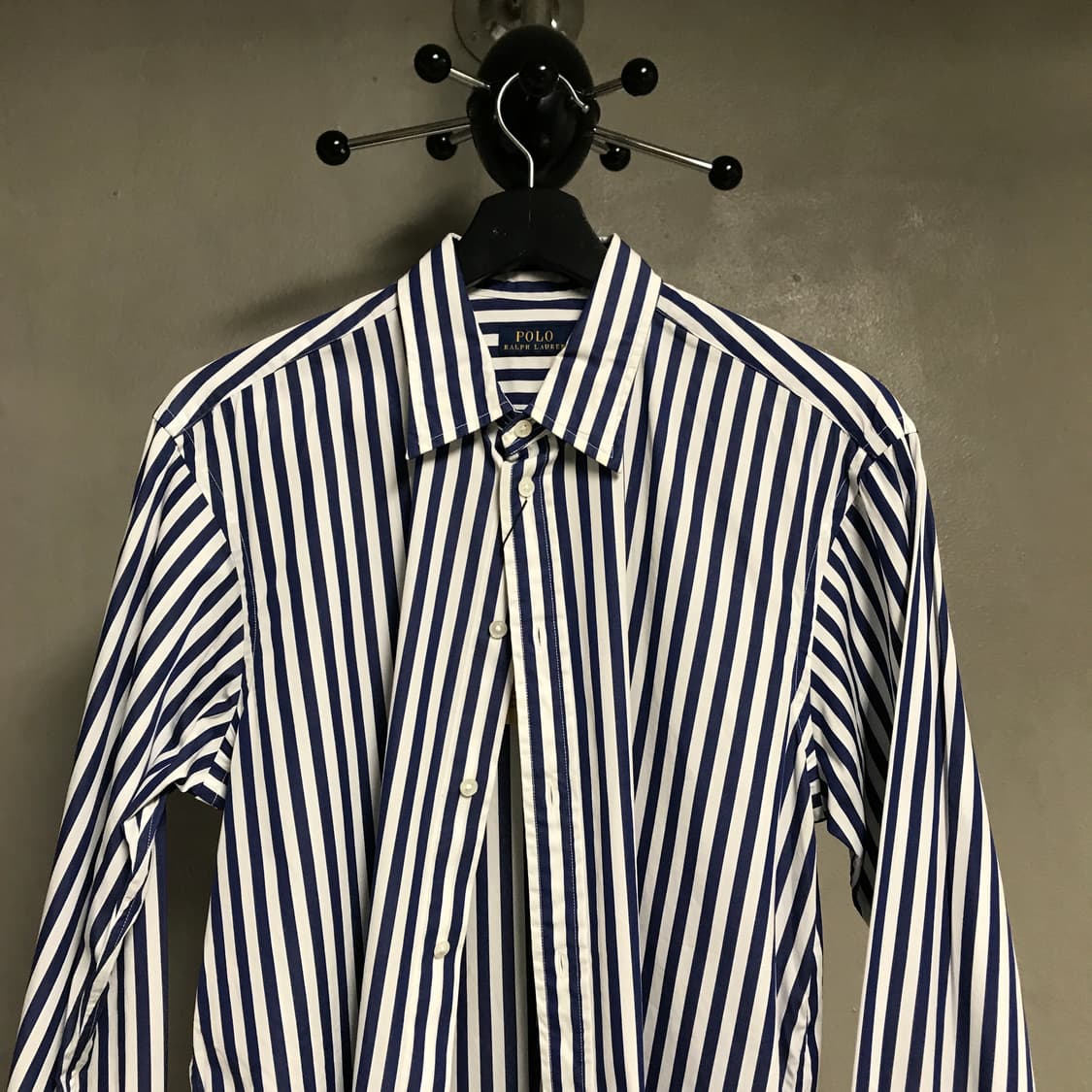 폴로 랄프로렌 스트라이프 셔츠 블루 S 상품이미지2