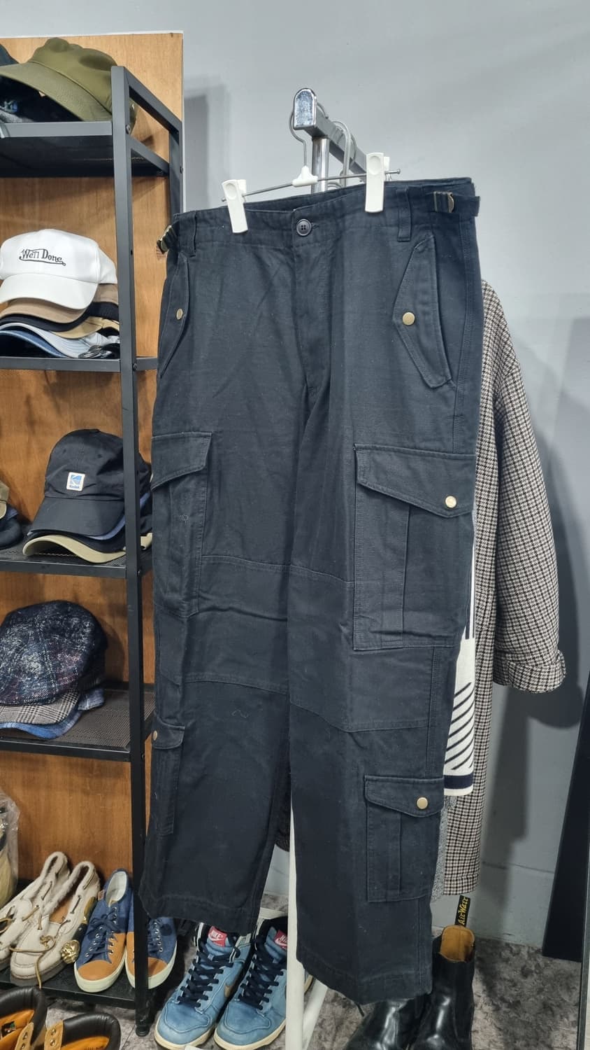 프리즘웍스 검정색 카고팬츠 34size 상태최상 상품이미지2