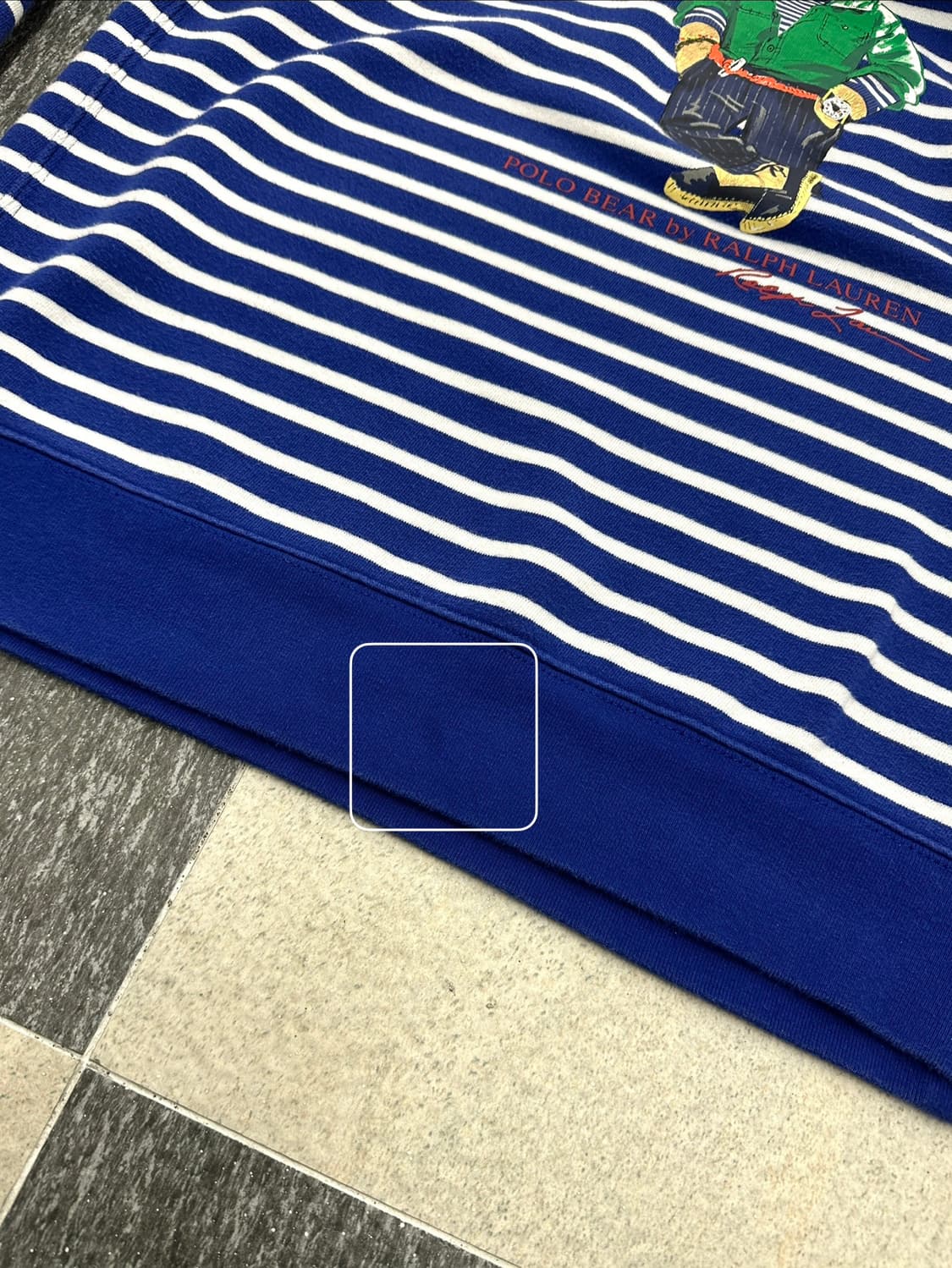 폴로 랄프로렌 스트라이프 폴로베어 맨투맨  상품이미지10
