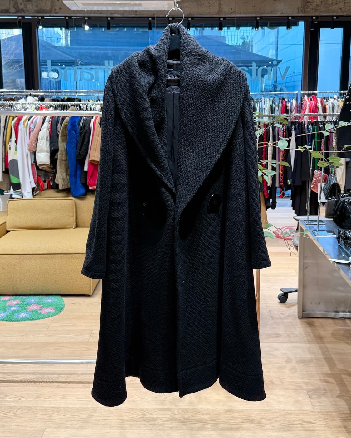 리미 푸 블랙 울 롱 코트  상품이미지1