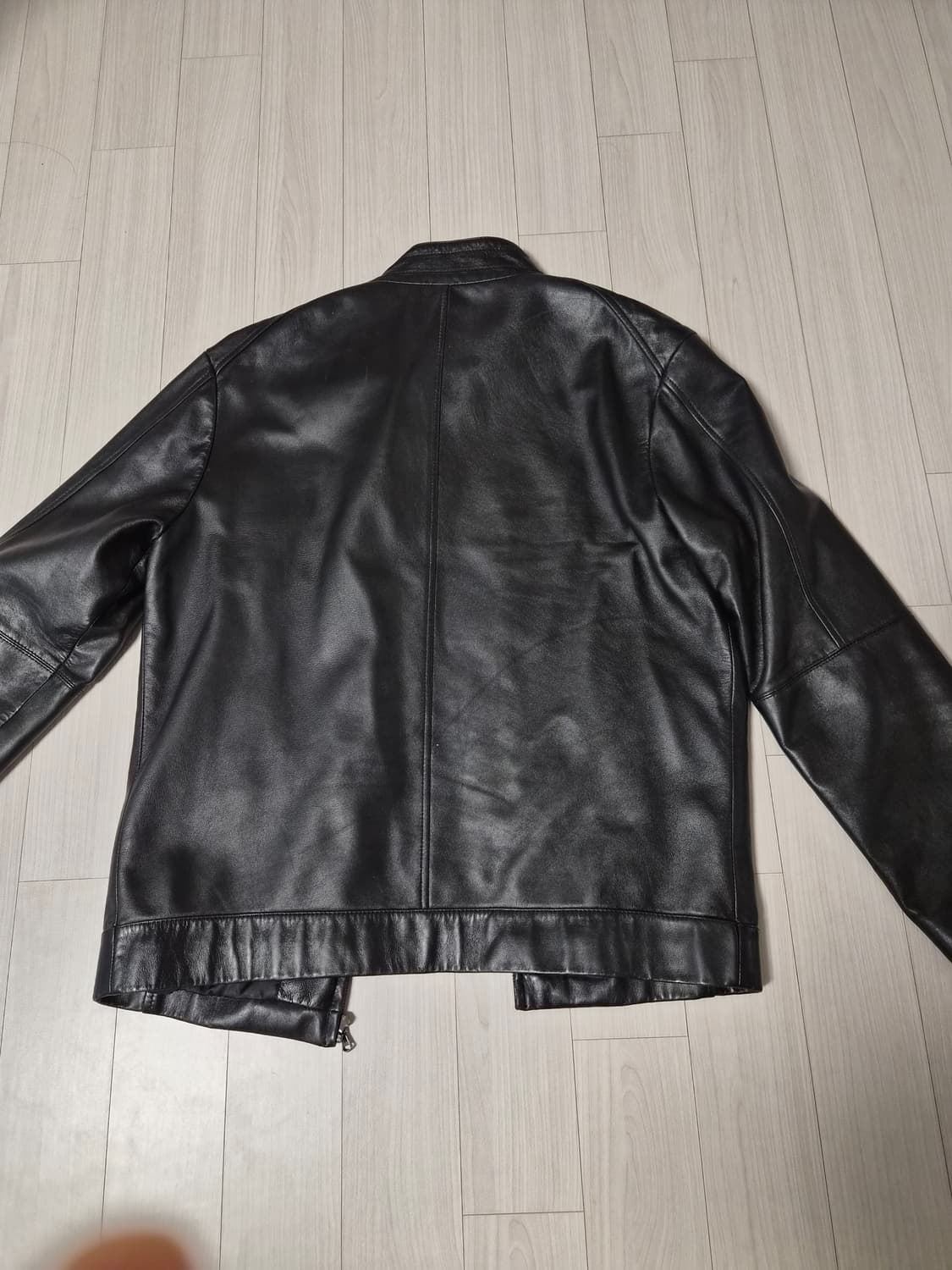 PERCHA 천연 양 가죽 스탠드카라 자켓 (95사이즈) 상품이미지6