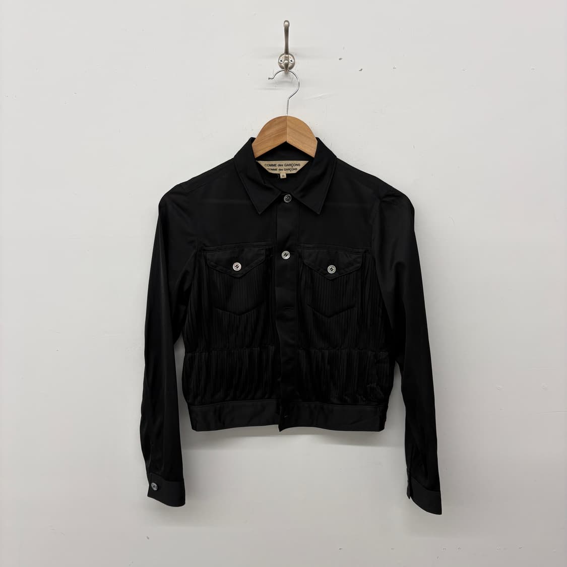 꼼데가르송 블랙 셔츠 자켓 여XS 상품이미지1