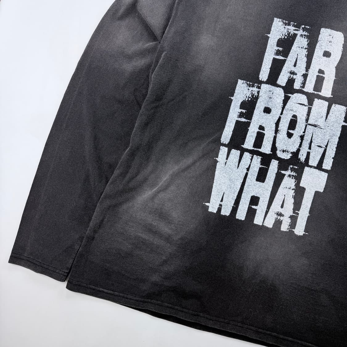 파프롬왓 워시드 로고 롱슬리브 상품이미지3