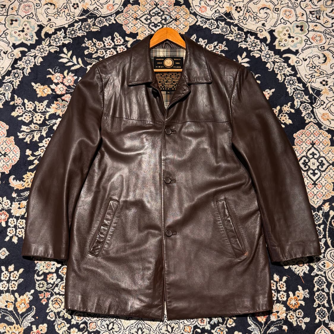 마크뉴욕 램스킨 카 코트 XL 양가죽 자켓 상품이미지1