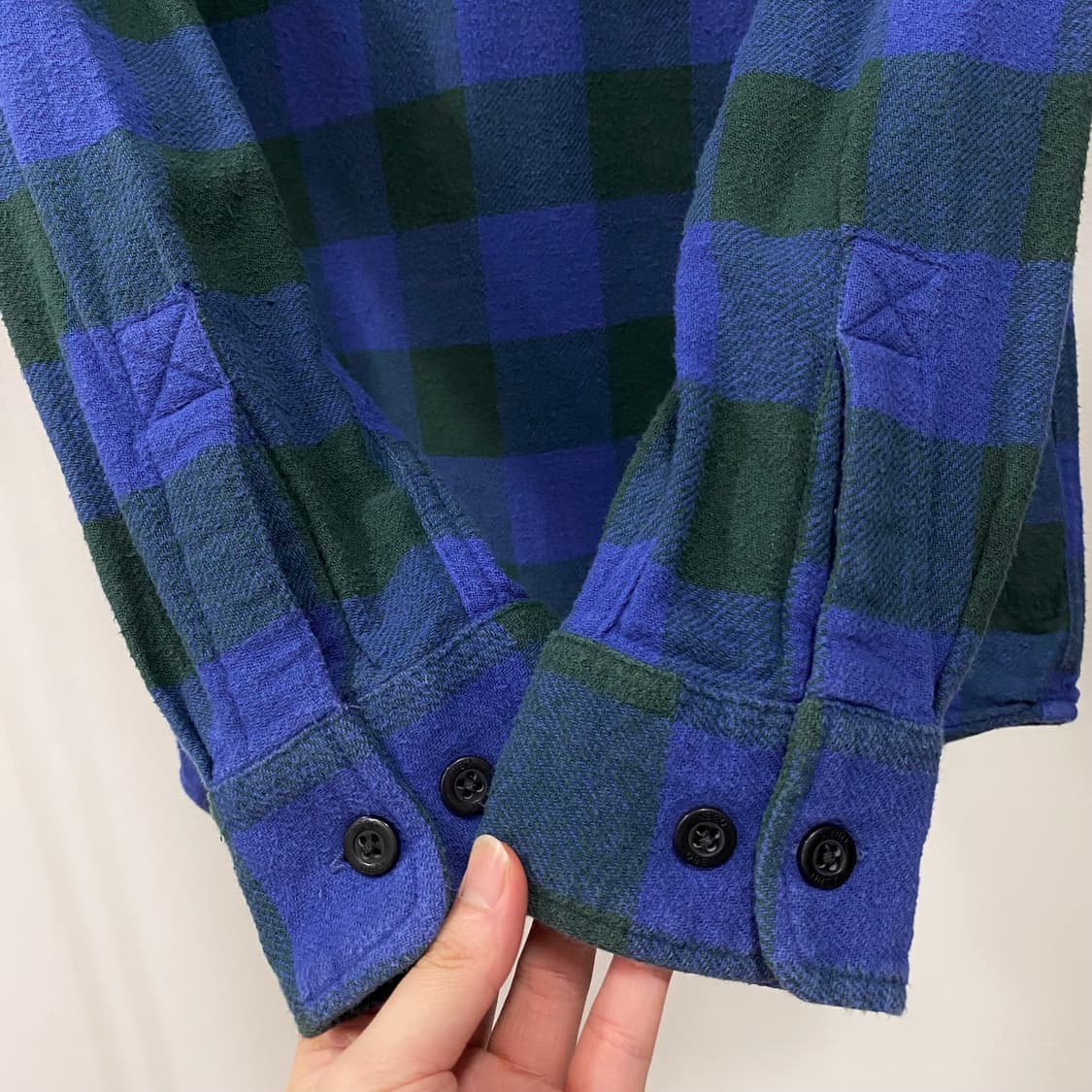 오베이 플란넬 체크 셔츠 상품이미지5