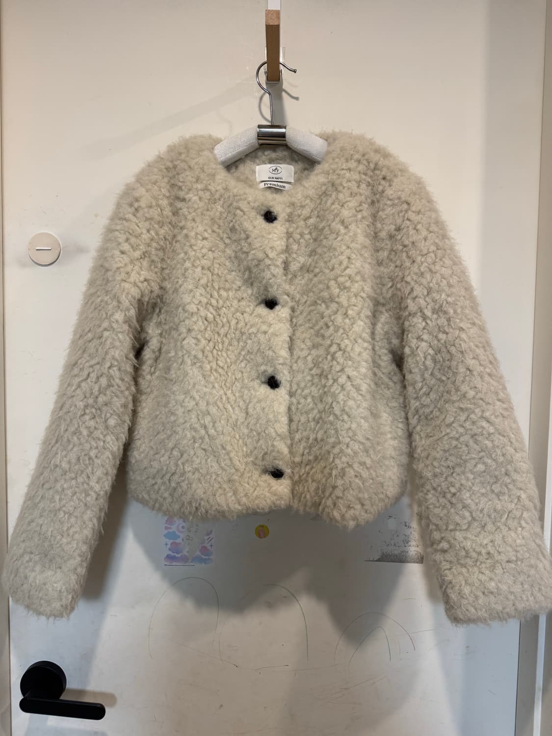 may vi 메이비 양털 뽀글이 자켓 상품이미지3