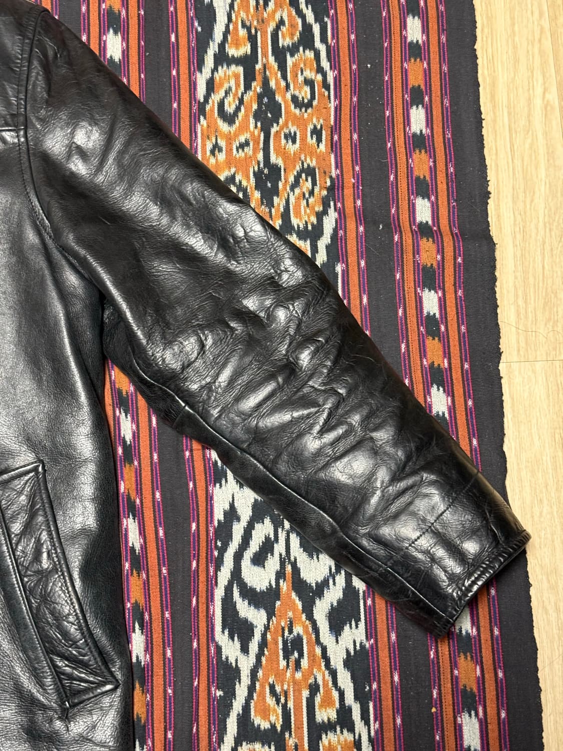 갭 old gap 레더 카코트 s  상품이미지4