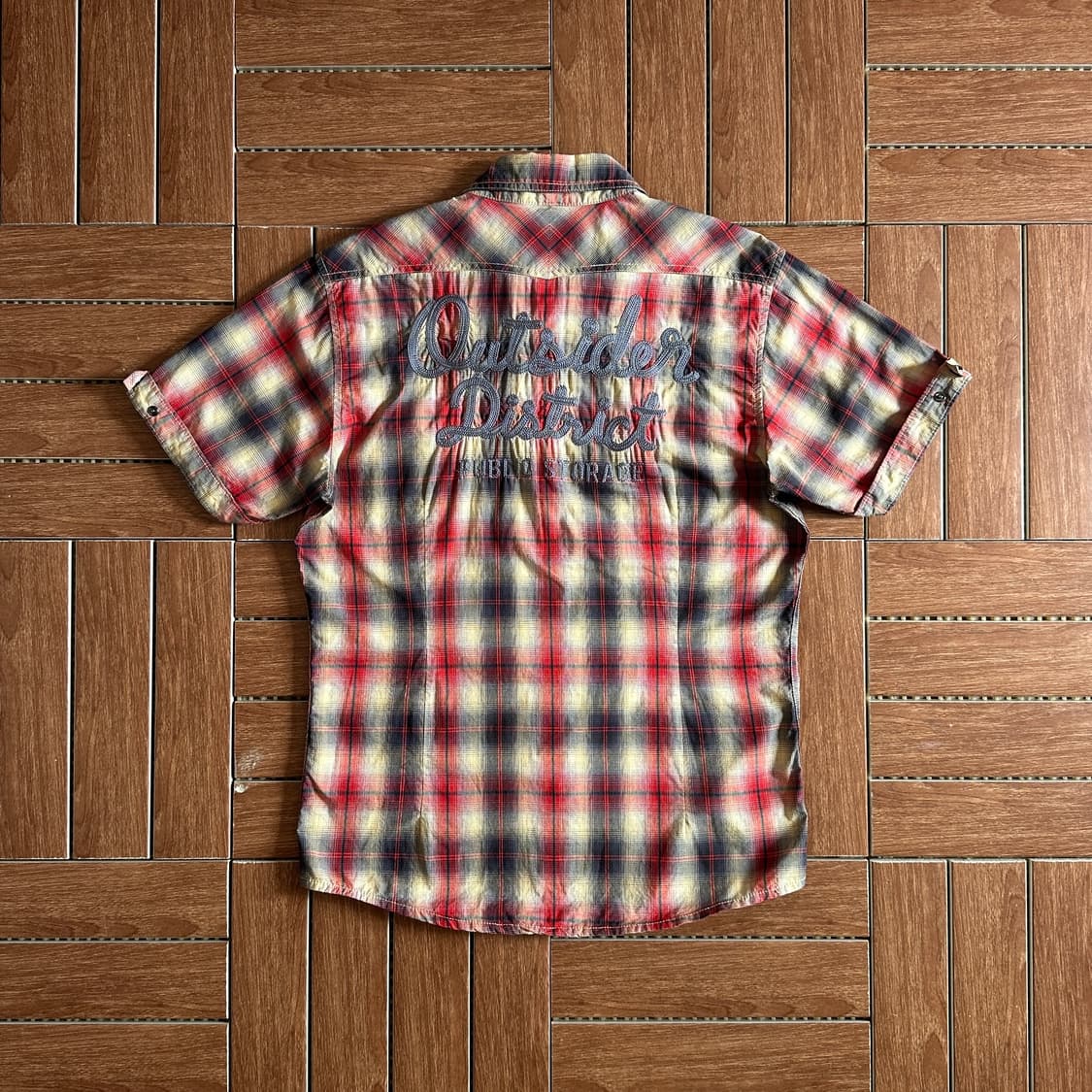 291295=HOMME check western 1/2 shirts 상품이미지2