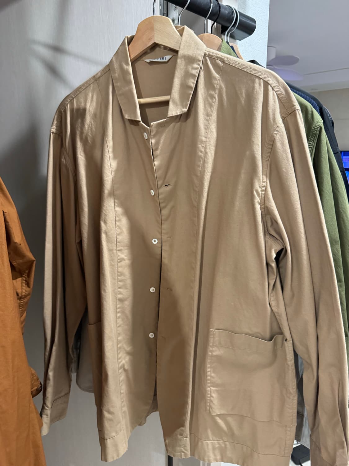 네이더스 셔츠 자켓 베이지 4 상품이미지1