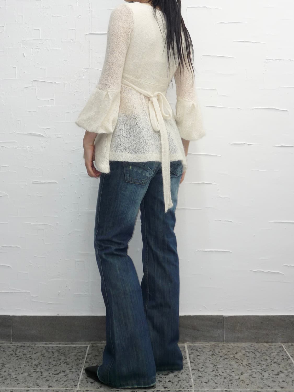 ivory bowback knit  상품이미지2