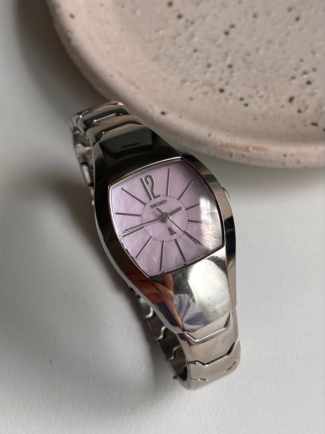 Seiko 세이코 lk 루키아 쉘 실버 퍼플 상품이미지2