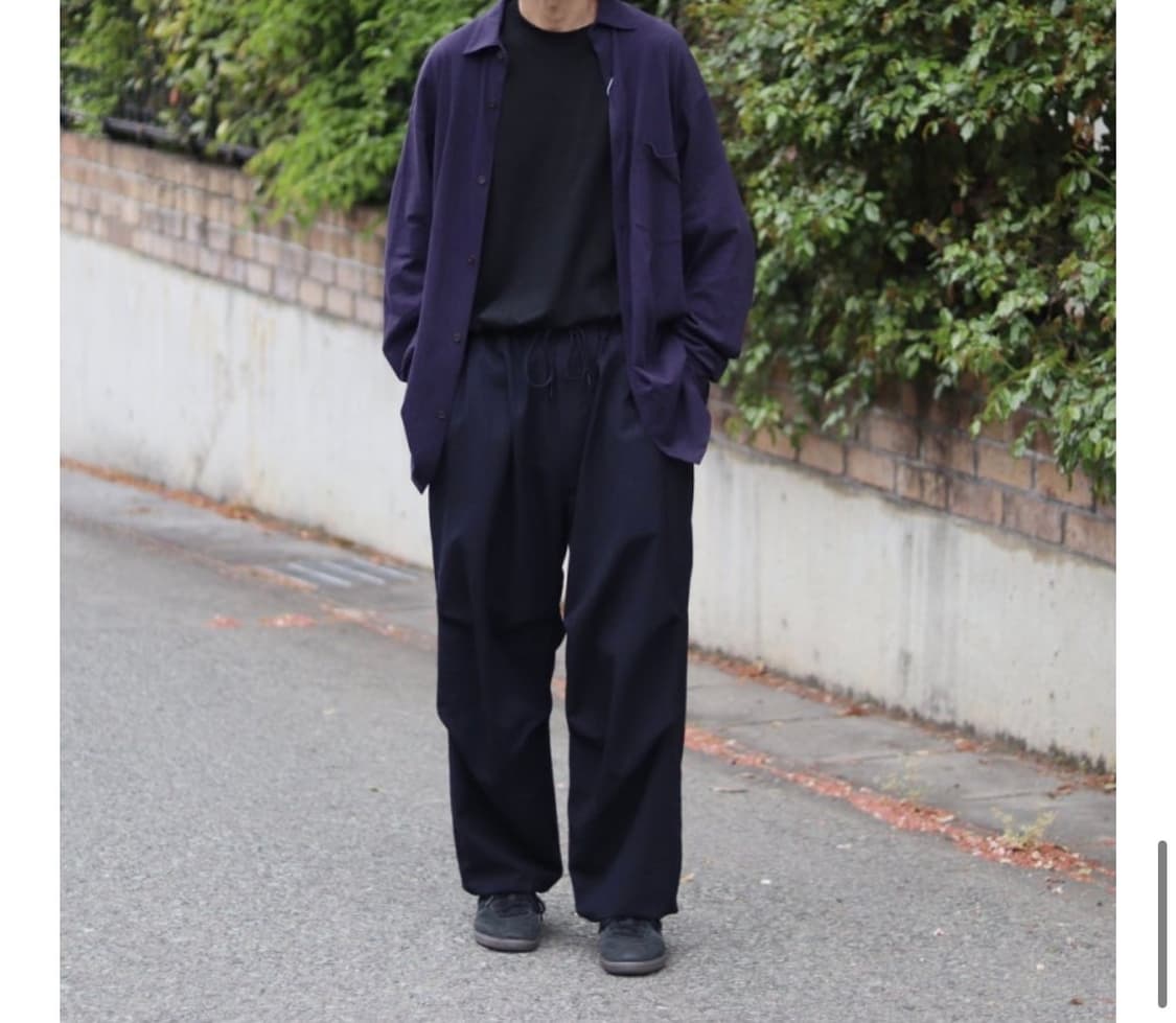 코모리 코튼 저지셔츠 네이비 3 상품이미지5