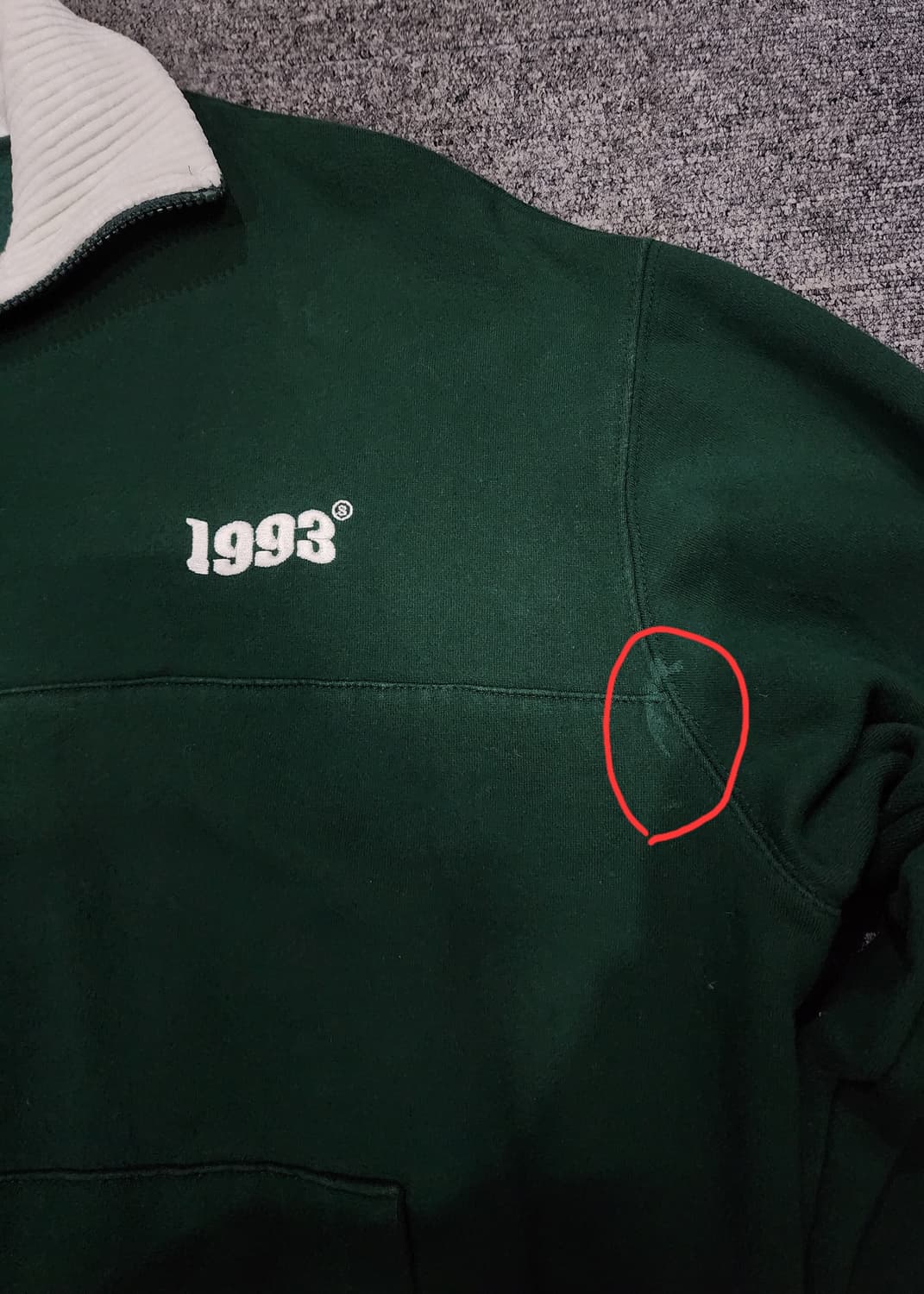 1993 스튜디오 빈티지 반집업 하프집업 M 상품이미지5