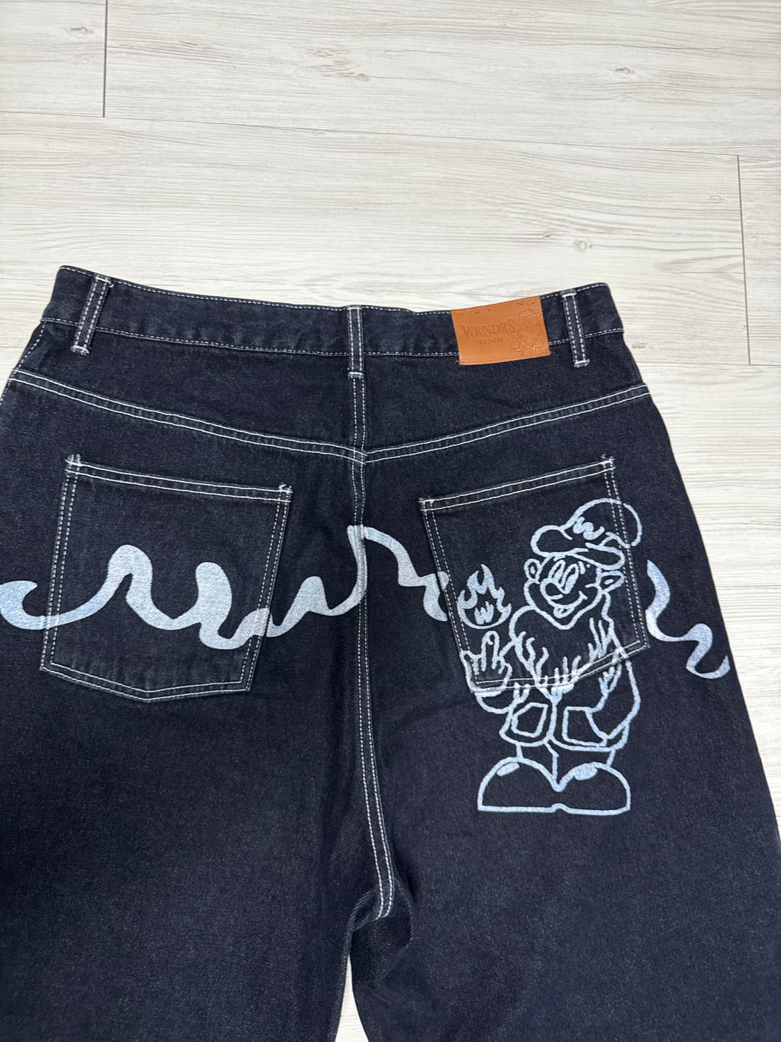 위켄더스 프린팅 데님 xl 상품이미지2