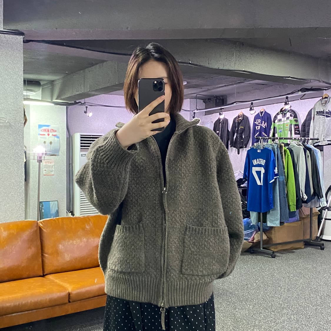 Alov 패턴 풀오버 투웨이 스웨터 B2870 상품이미지1