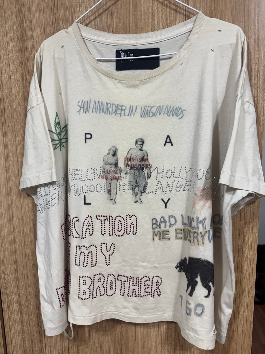 Paly hollywood bad luck t shirt 상품이미지1