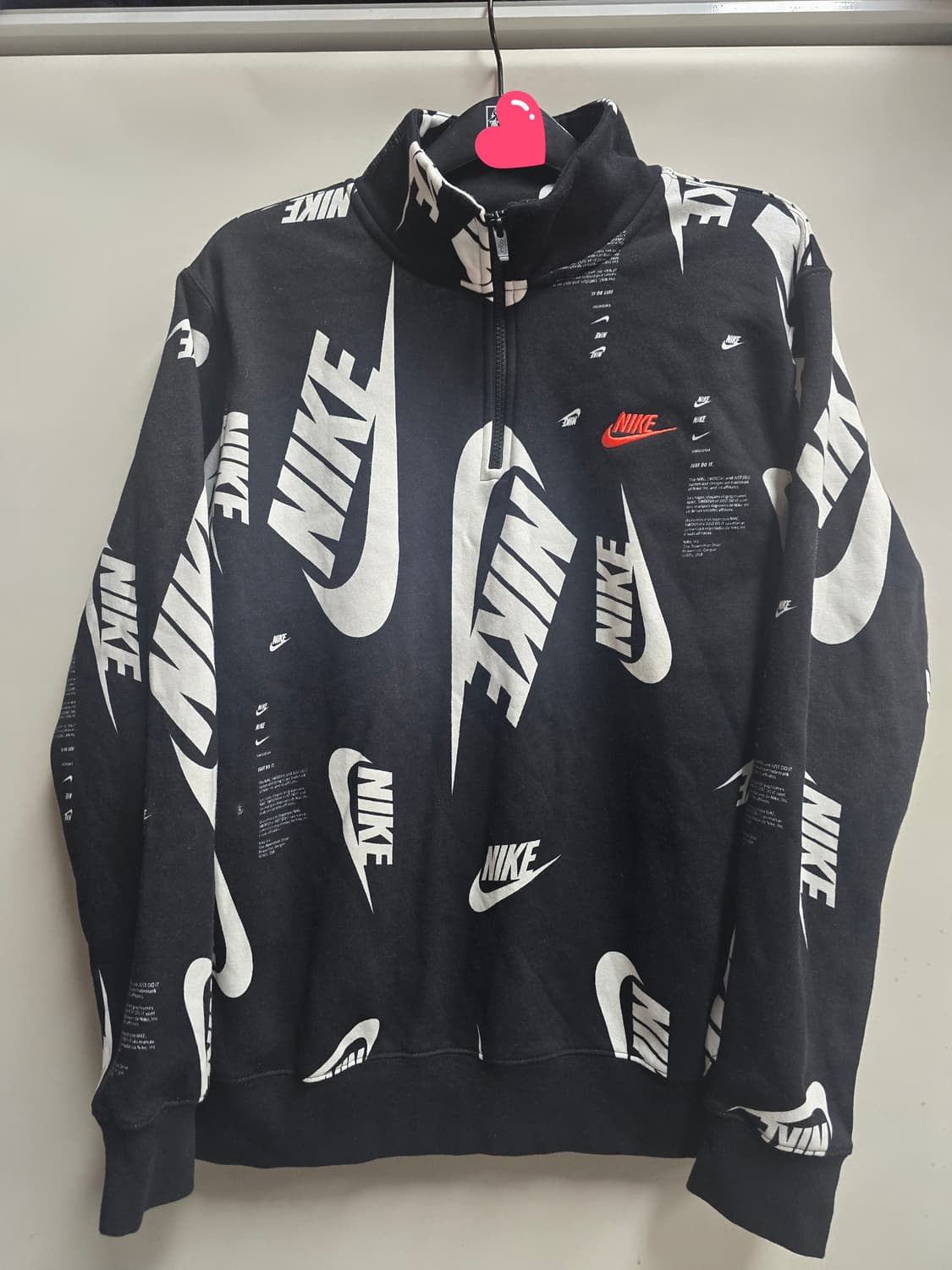 나이키 멀티로고 반집업 기모티 L(오버핏) 상품이미지2