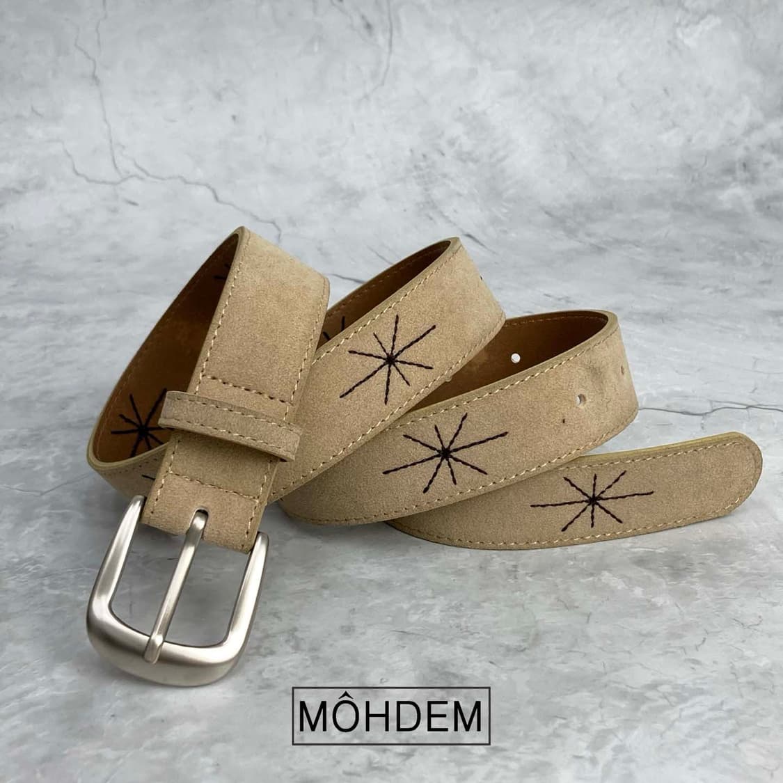 [Unisex] 샤이닝 자수 벨트 3컬러 상품이미지5