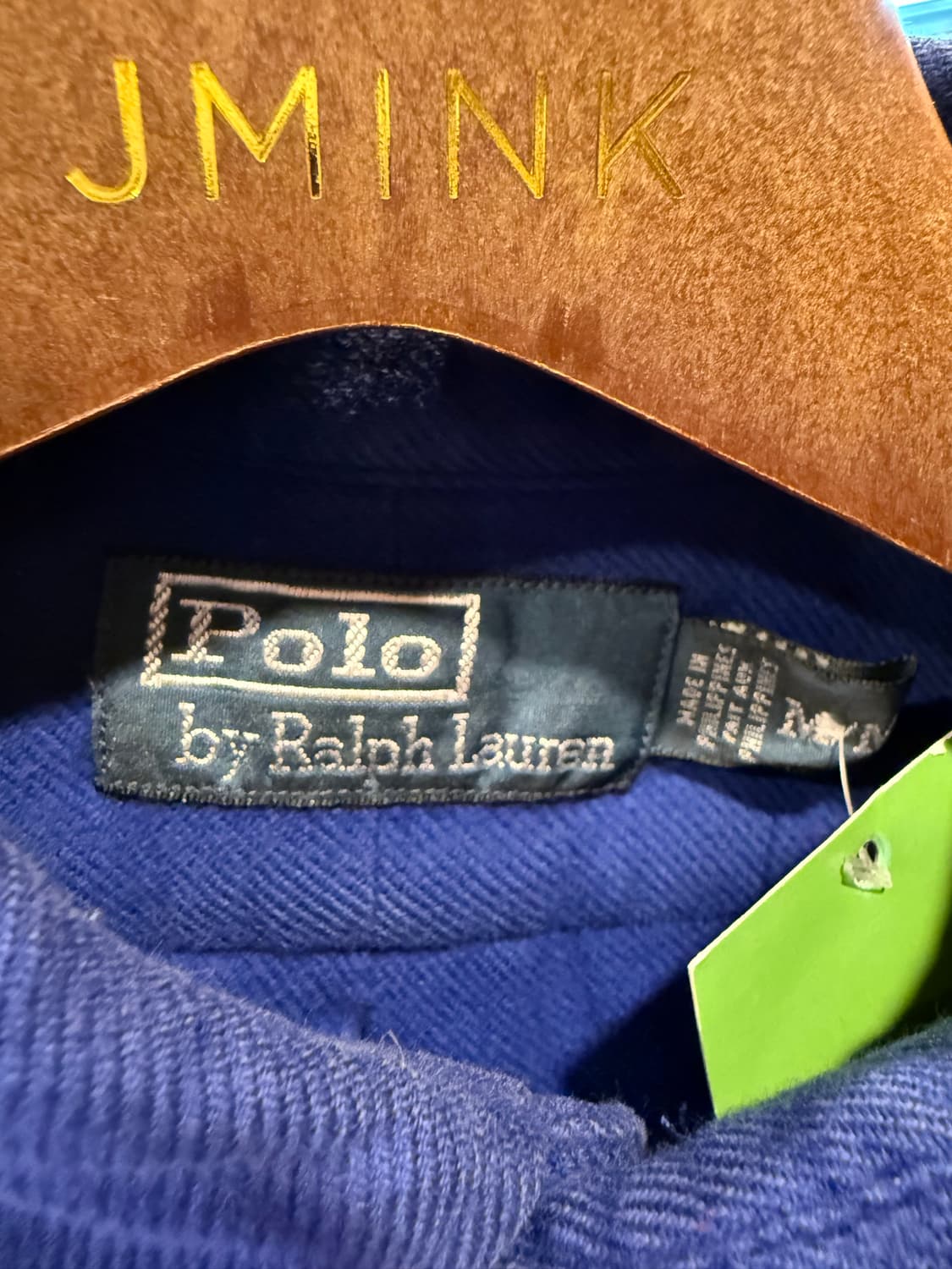 폴로 랄프로렌 블루 코튼 셔츠 상품이미지2