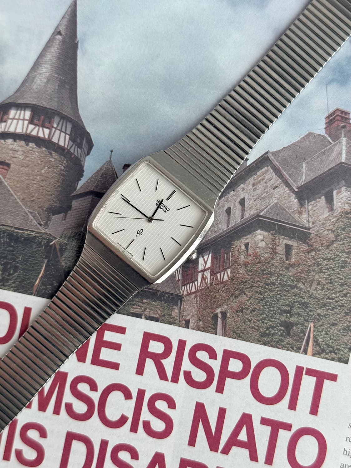 세이코 Seiko 쿼츠 스퀘어 상품이미지1