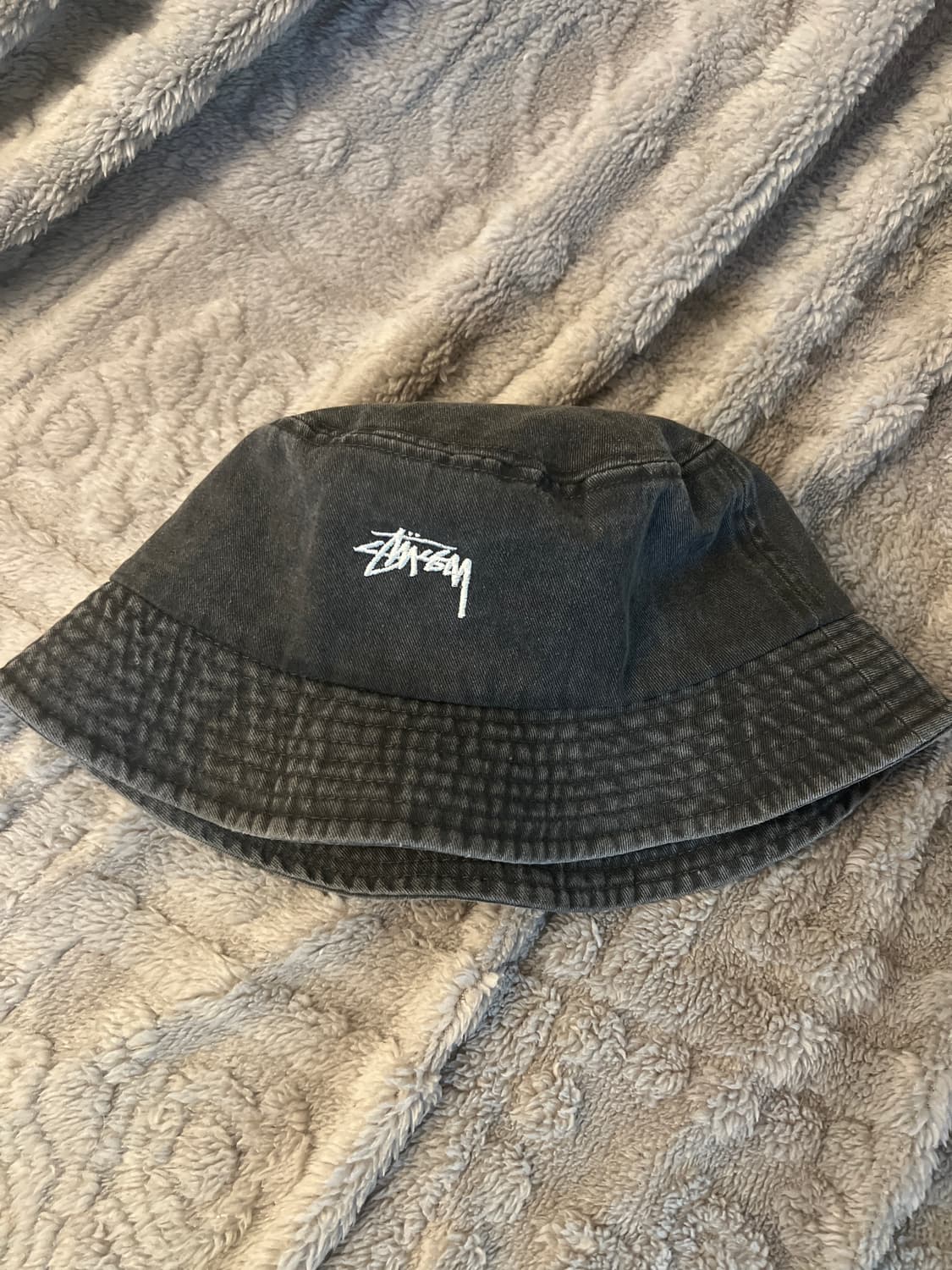 스투시 버킷햇 워시드블랙 XL 상품이미지1