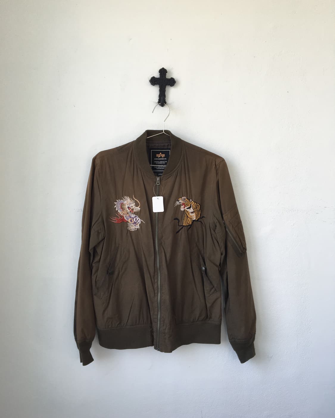Alpha indurstries khaki brown sukajan 상품이미지1