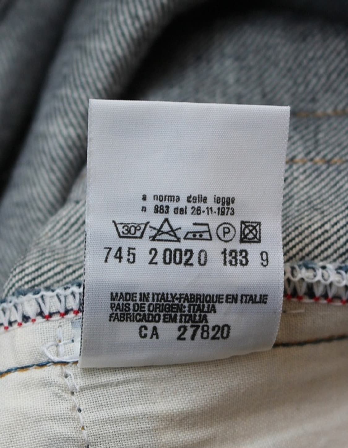 1997 HELMUT LANG Archive Denim Pants 상품이미지10