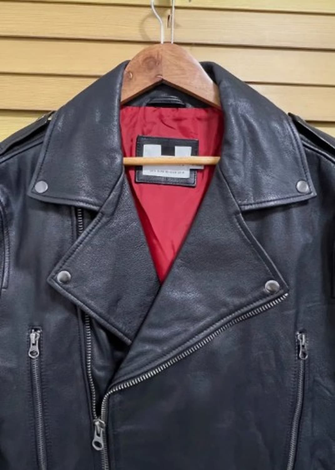 수입) 탑맨(TOPMAN) 남성 레더자켓 라이더자켓 100 상품이미지1