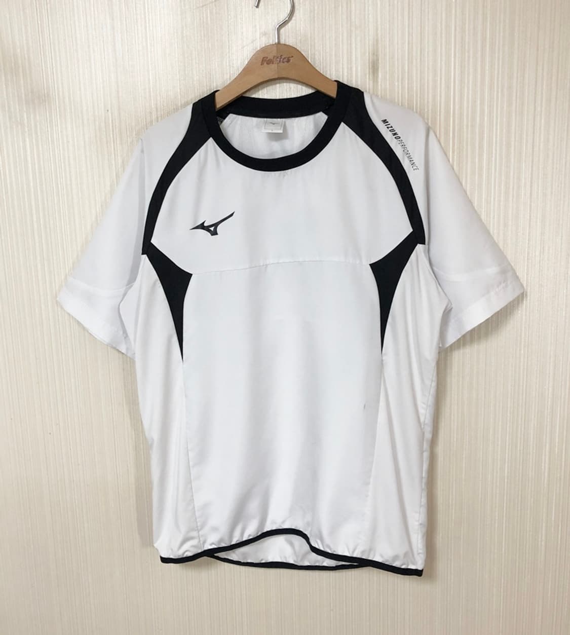 미즈노(MIZUNO) 빅로고 반팔풀오버/우븐피스테/윈드셔츠 L 상품이미지1