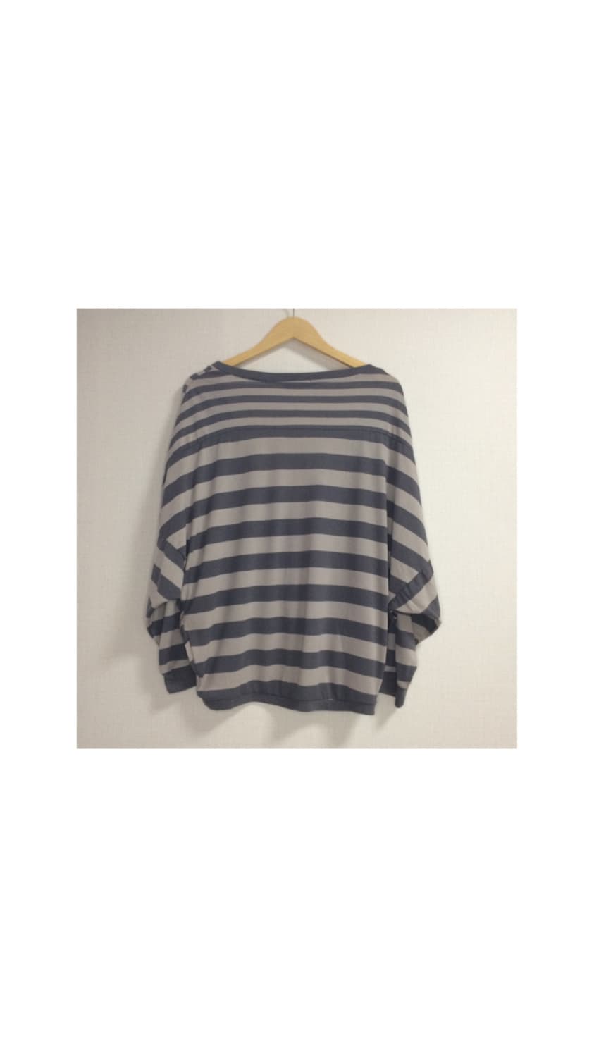 빈티지 그레이 스트라이프 가디건 상품이미지5