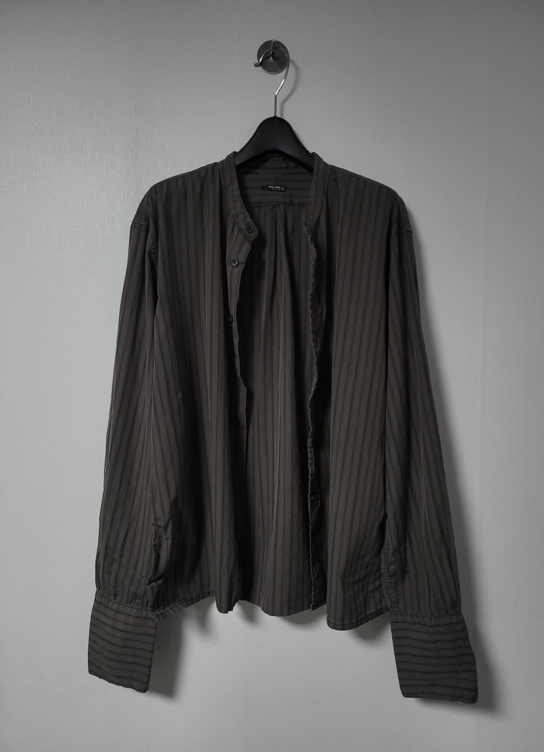 Old miu miu mens 스탠드 카라 셔츠 상품이미지1