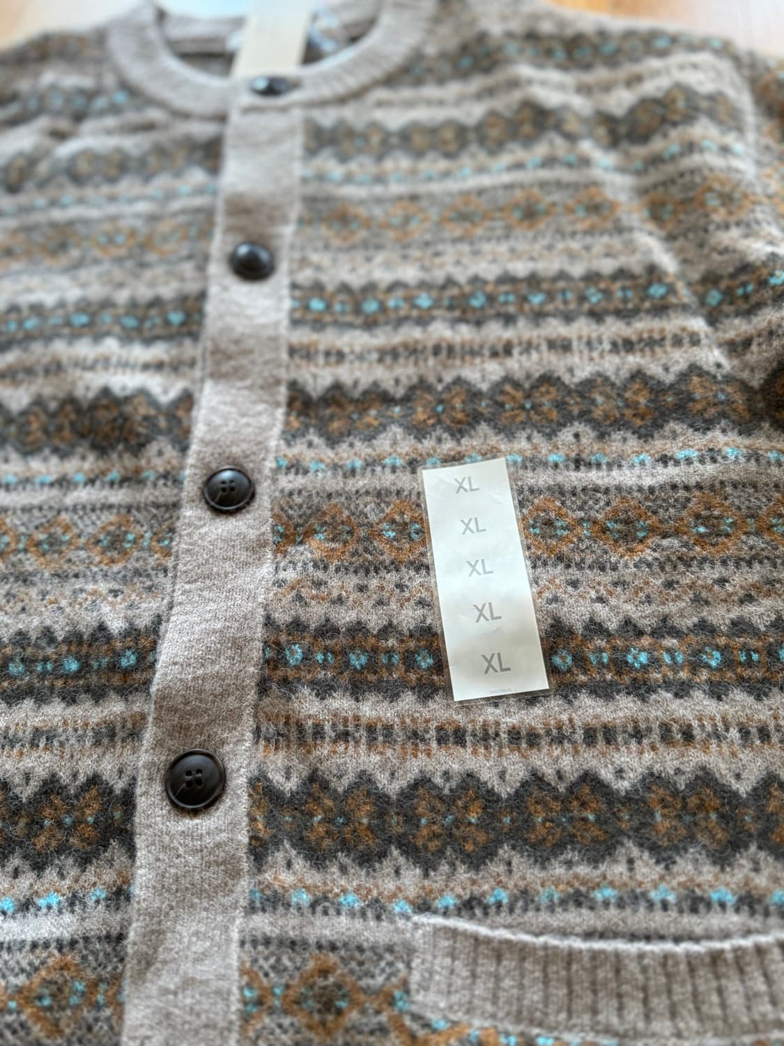 GU 페어아일 가디건 xl 상품이미지10