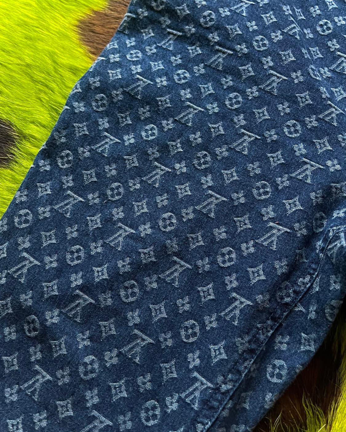 2000s Louis Vuitton Monogram Denim Pants 상품이미지4