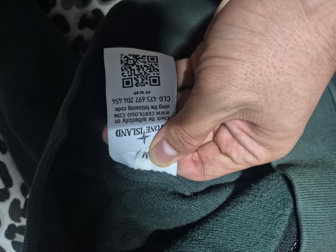 스톤 아일랜드 20s/s 와펜 코튼 집업 딥그린 M 정품 상품이미지4