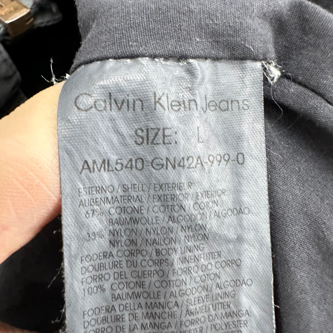 100 캘빈클라인 여자 워싱 야상 자켓 상품이미지4