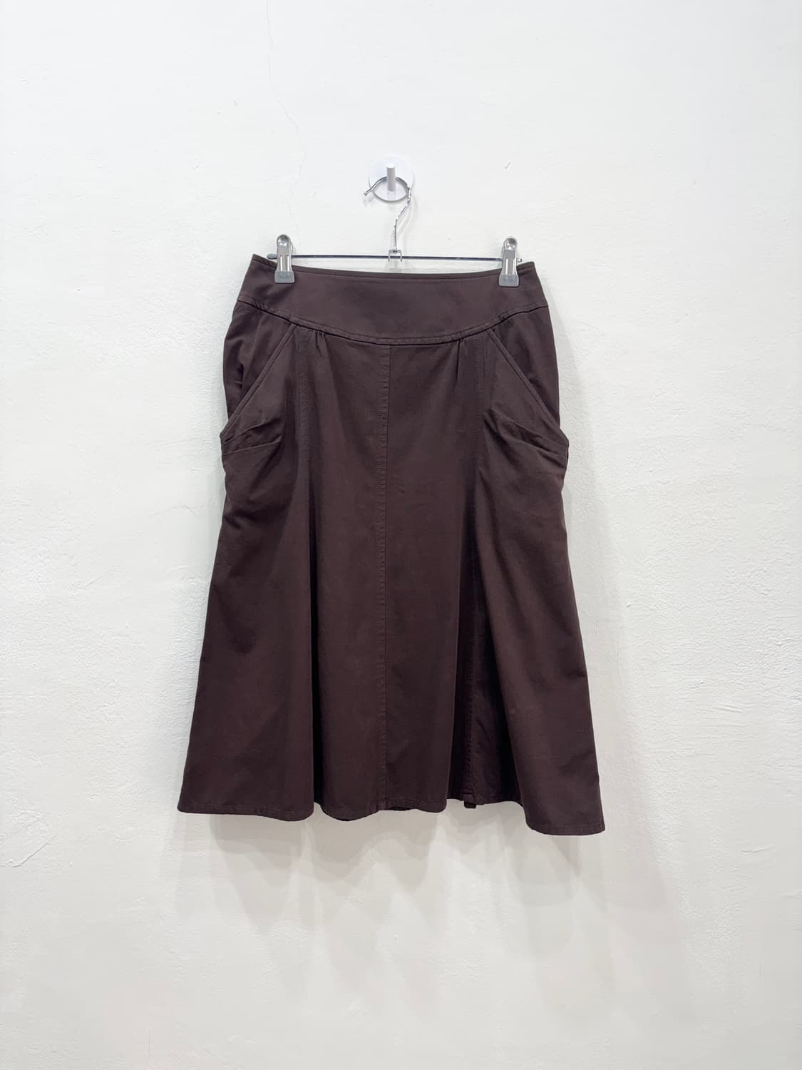 Hiroko Bis 브라운 스커트 상품이미지4