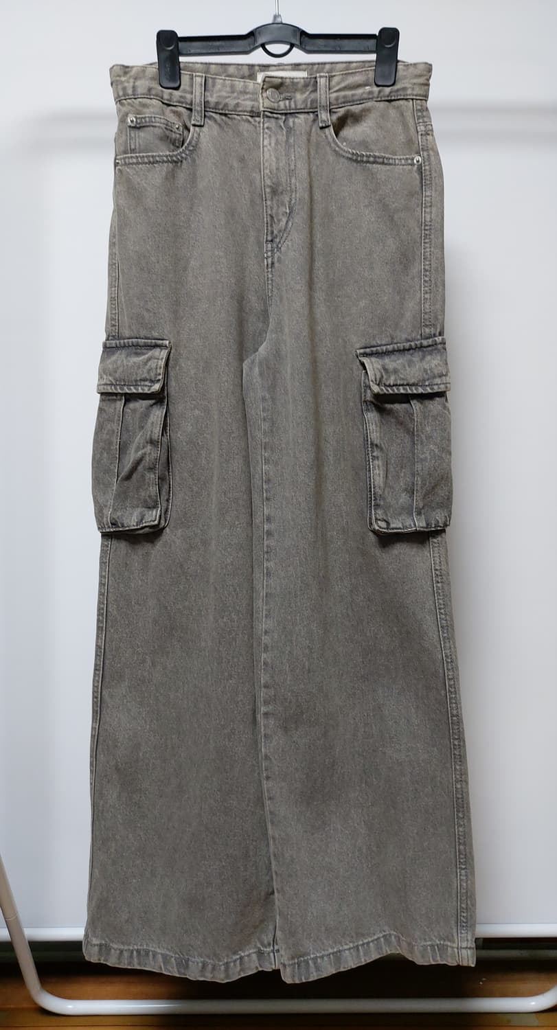 BETTER DENIM 워싱 와이드 카고 팬츠(27) 상품이미지1