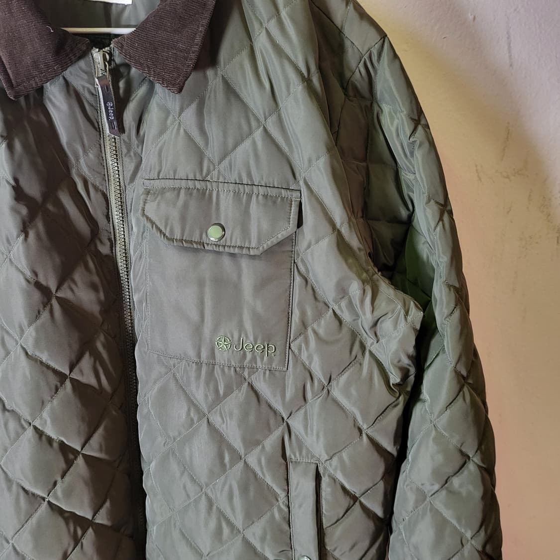 지프 퀄팅 패딩 자켓 (110) 상품이미지3