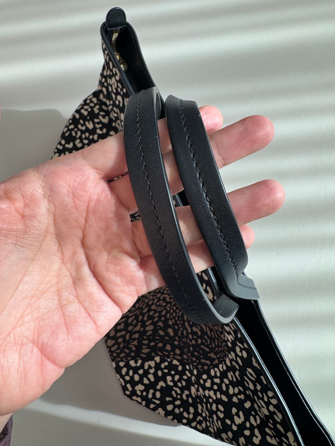 페라가모 간치니 레오파드 숄더 토트백 상품이미지5