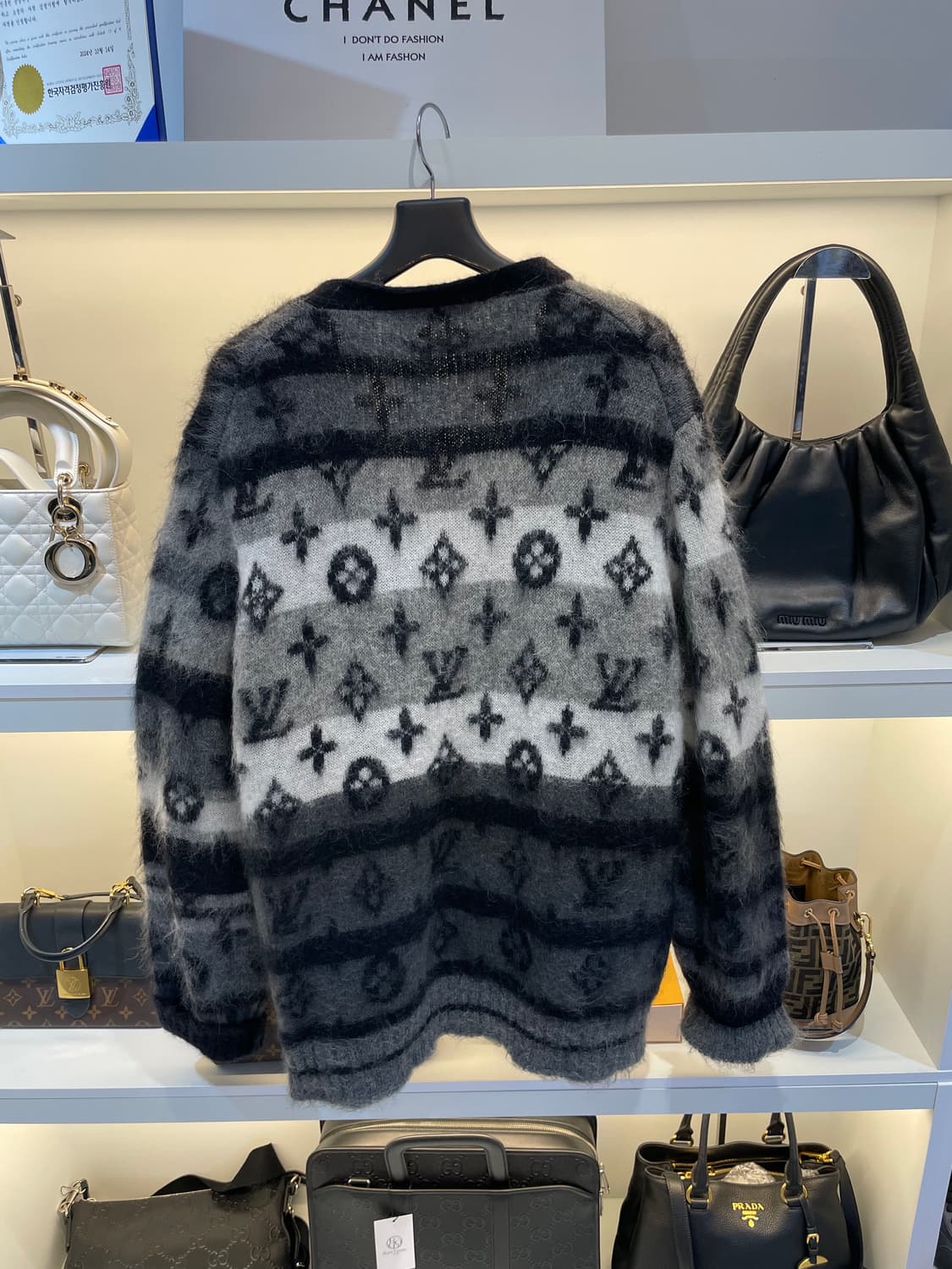 [백화점판/XL] 루이비통 모헤어 가디건 상품이미지3