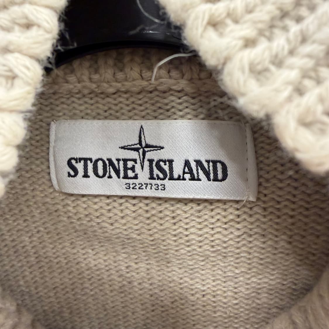 스톤아일랜드 아이보리 니트 가디건 자켓 L 상품이미지6