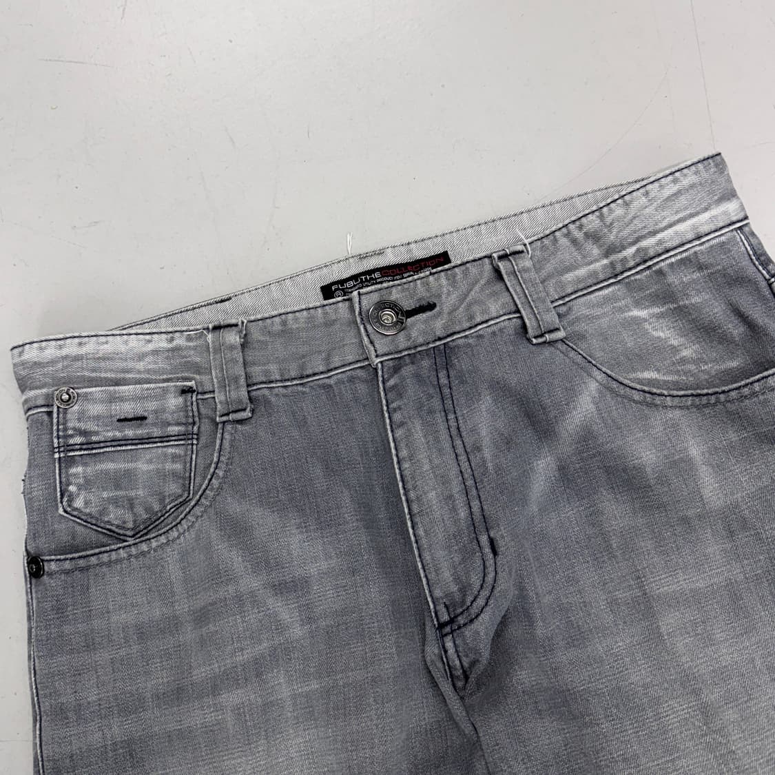 FUBU 후부 올드스쿨 워싱 데님팬츠 상품이미지4