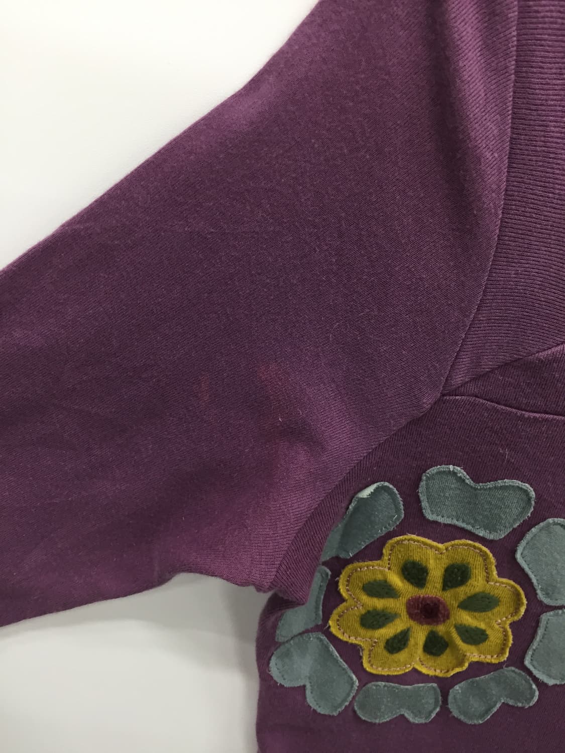 'Jocomomola' Purple Flower Applique Top 상품이미지8
