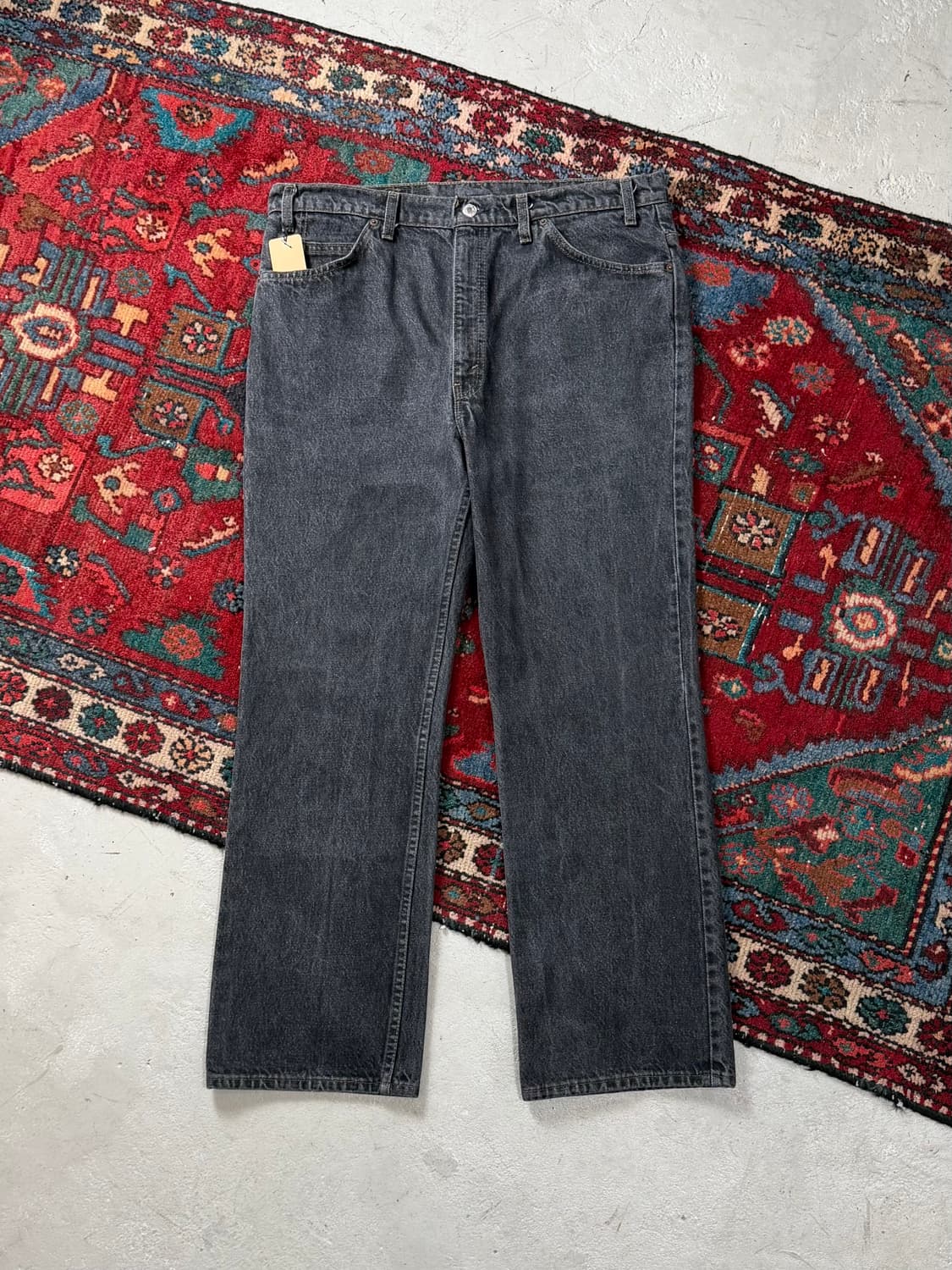 90's USA Made 빈티지 리바이스 517 블랙 부츠컷 상품이미지2