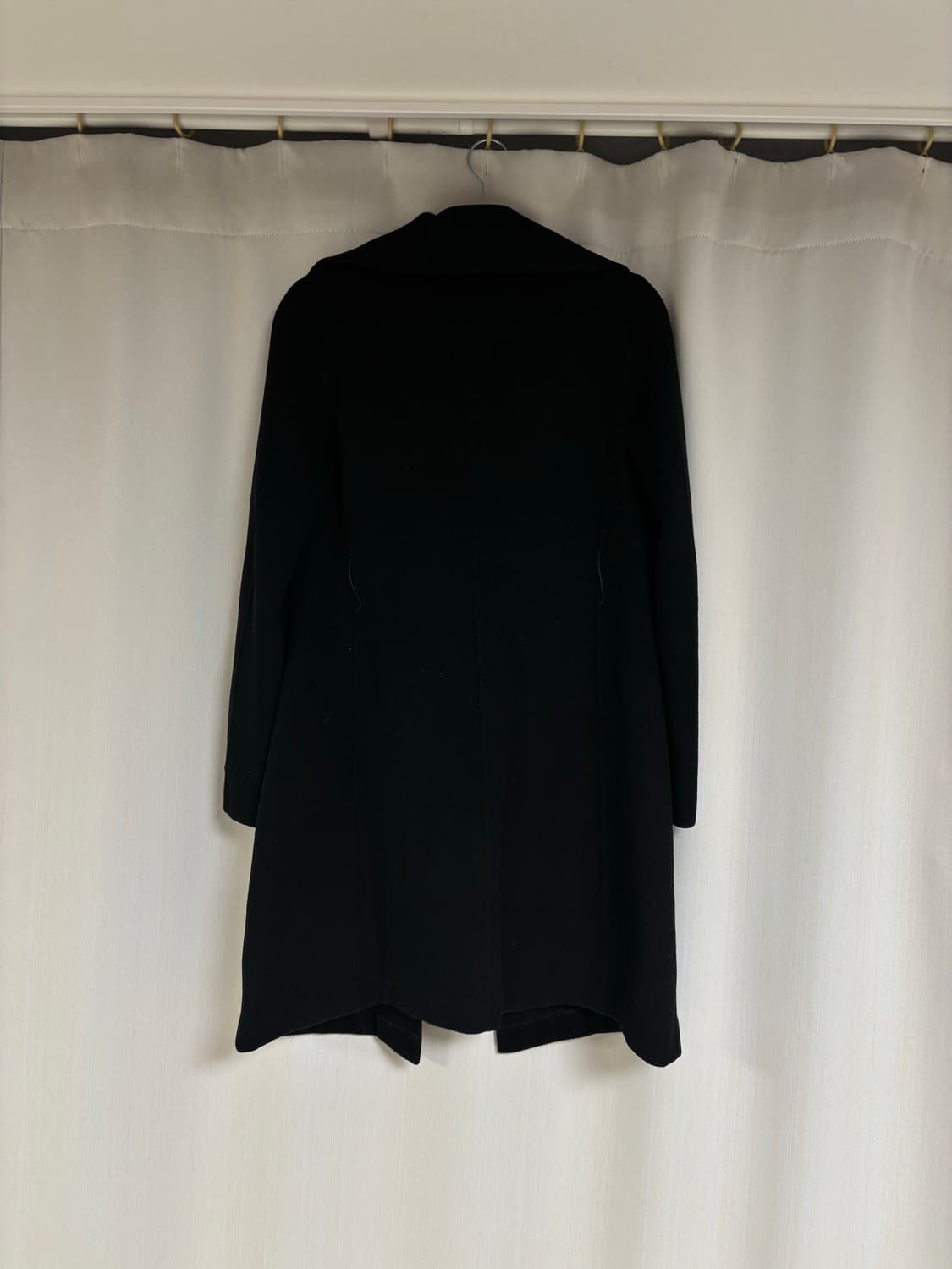 레노마 블랙 핸드메이드 코트 레노마 코트 여성 상품이미지4