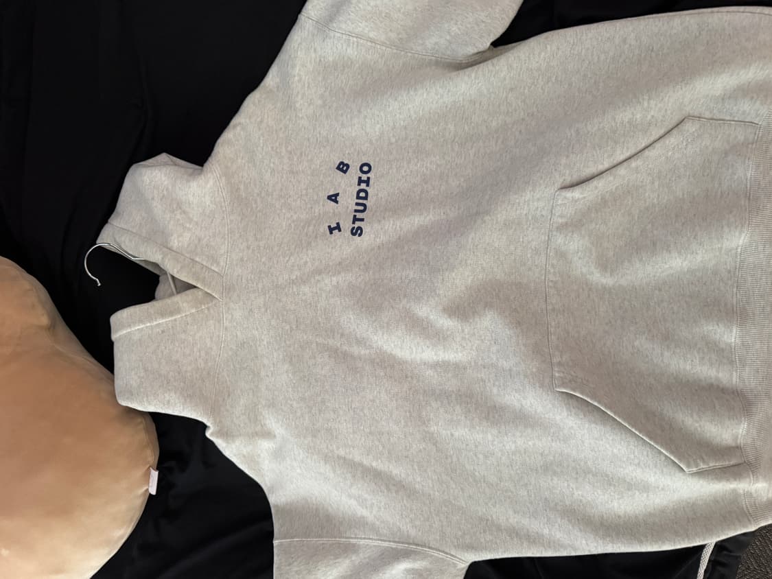 IAB studio 오트밀 후드티 L 상품이미지2