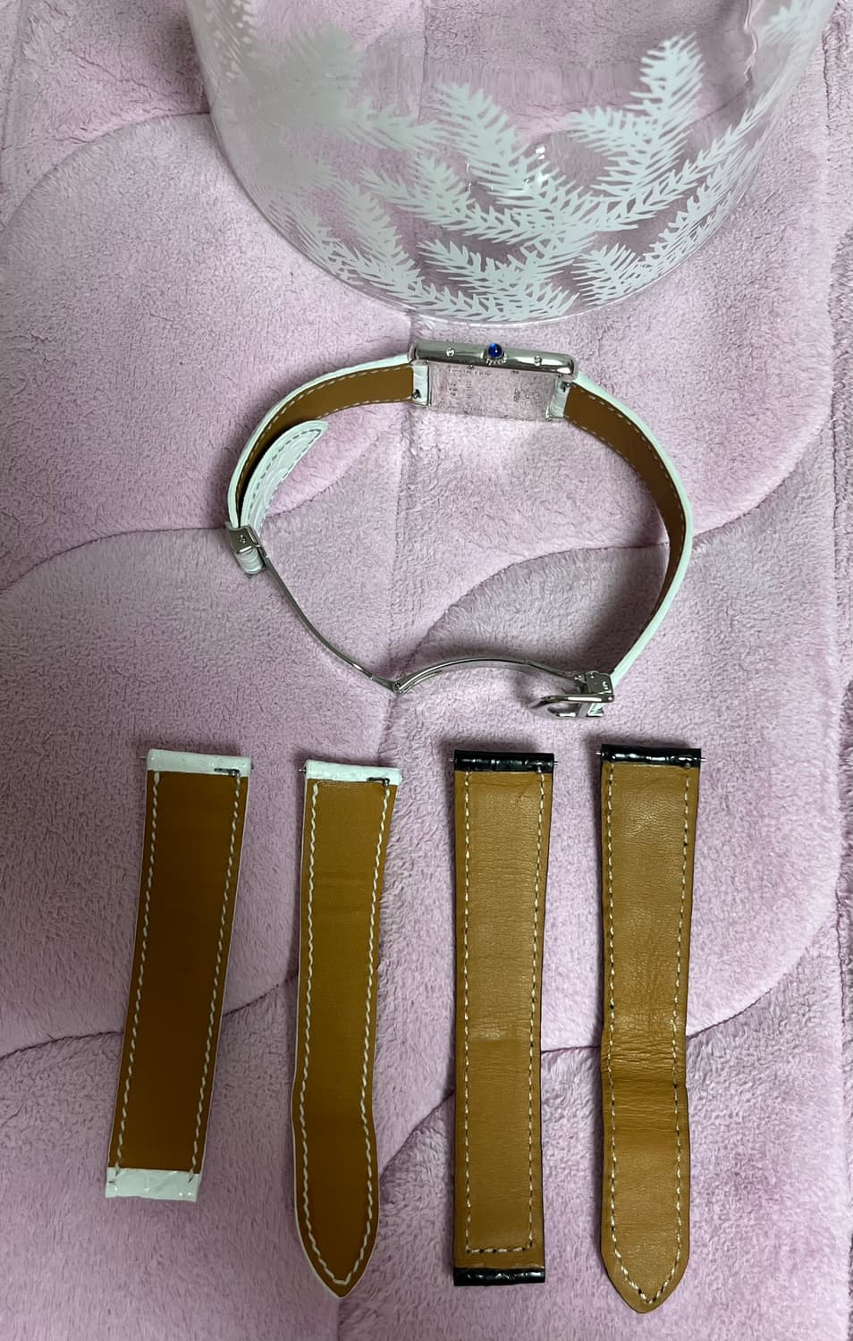 희귀) 빈티지 까르띠에 아라빅 머스트 탱크 디버클 L/XL 화이트 골드 상품이미지8