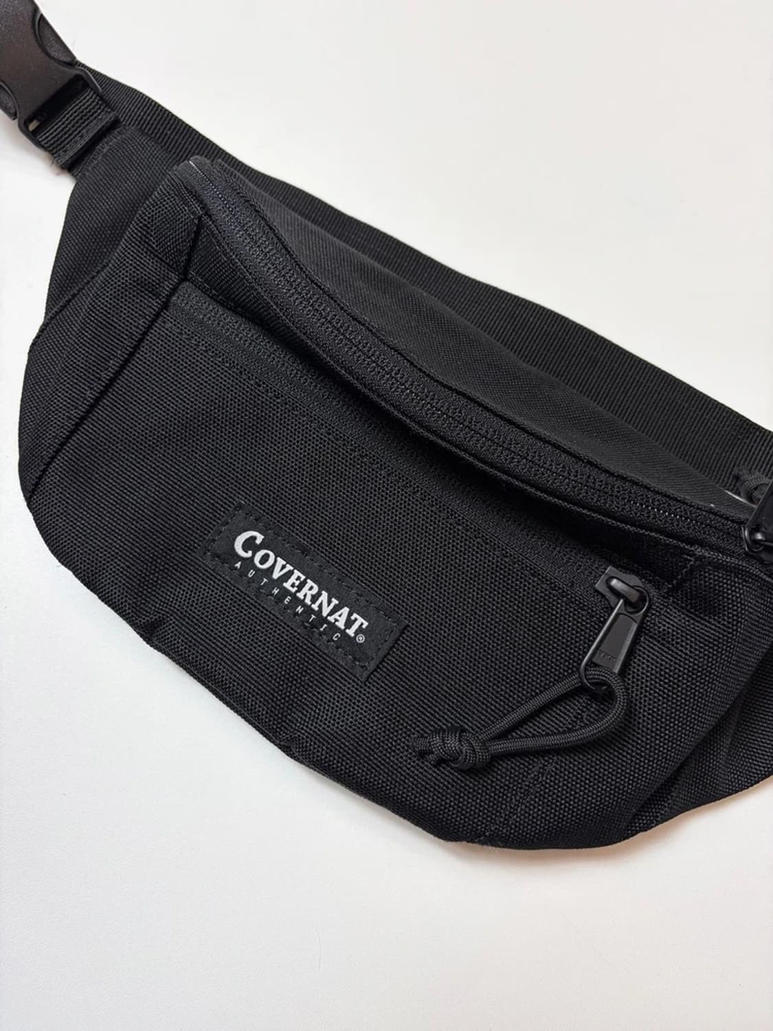 커버낫 시그니처 로고 캔버스 웨이스트백 Q1501 상품이미지2