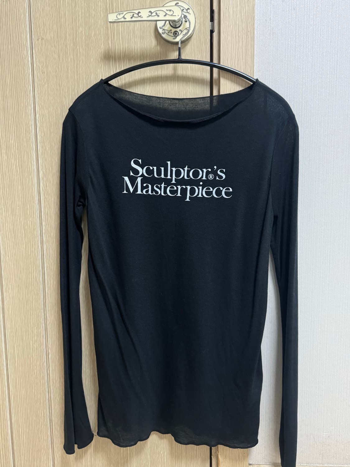 스컬프터 Masterpiece Sheer Top Black 롱슬리브 M 상품이미지3